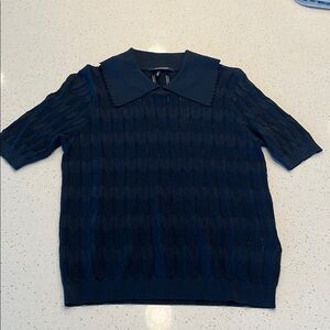 Scotch & Soda Navy Crew Neck Sweater
